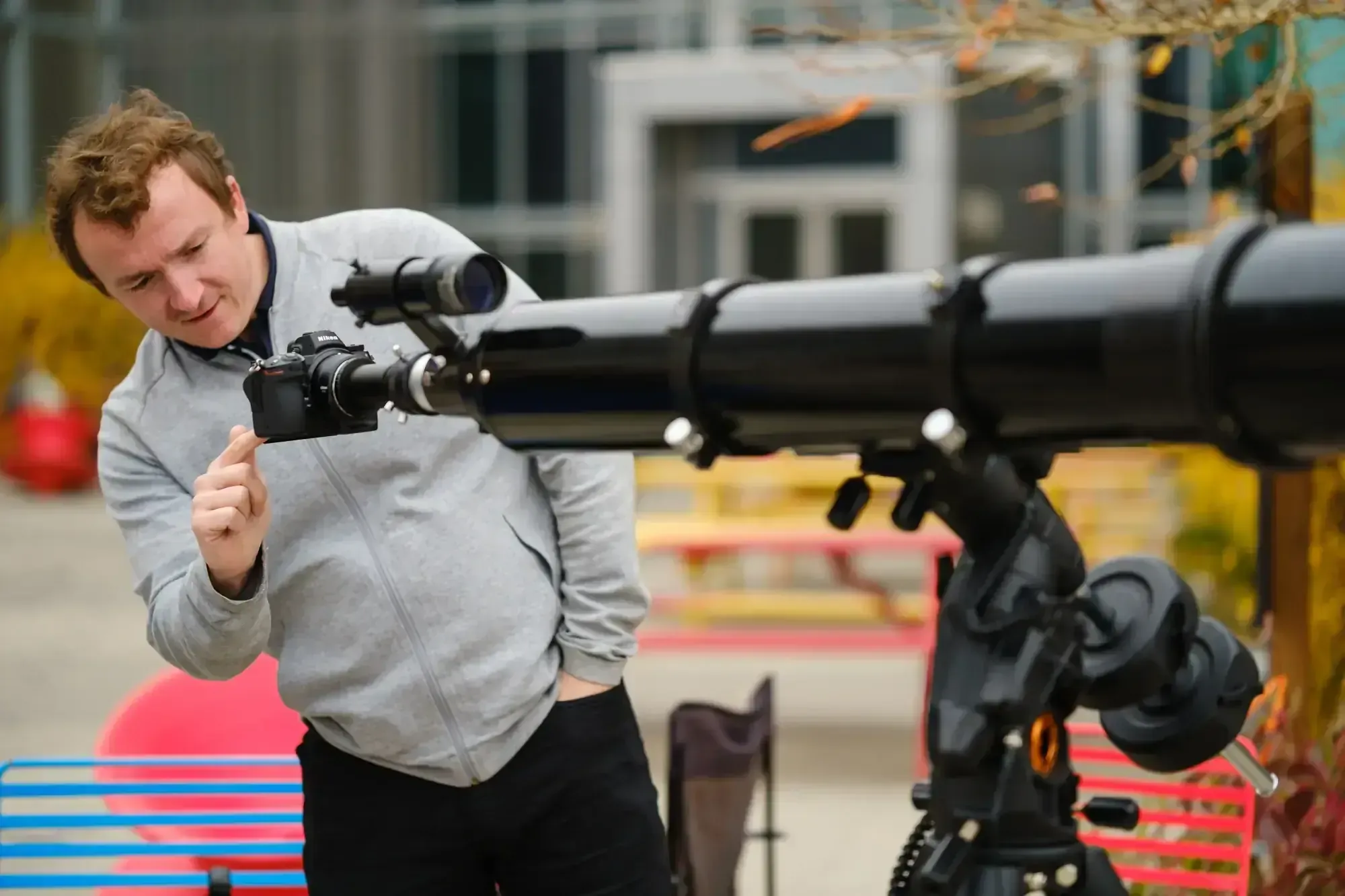 Calgary business event photography - RASC Solar Eclipse corporate event