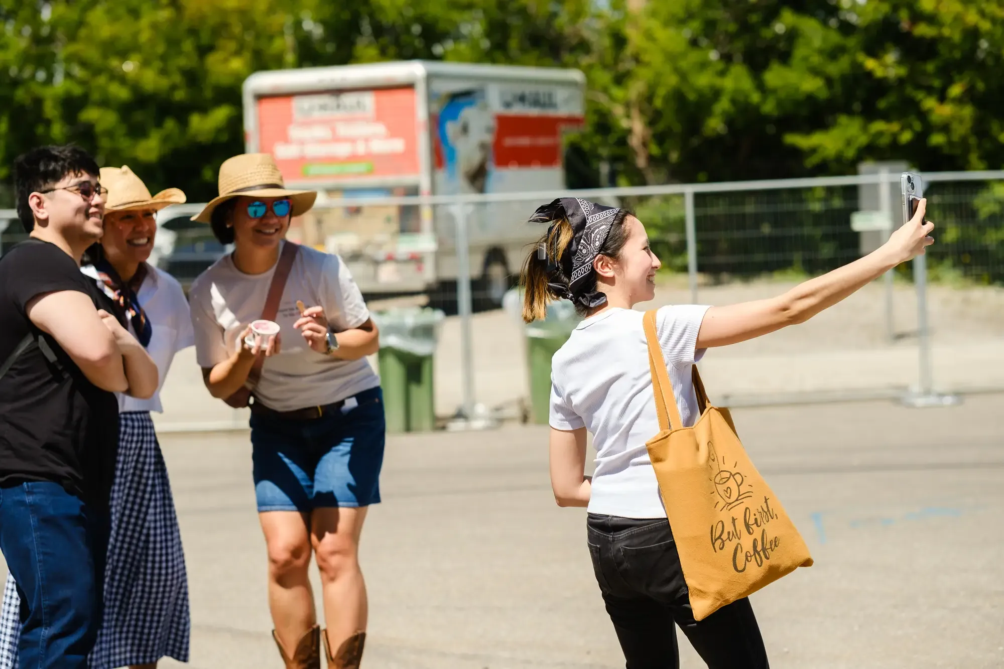 Calgary corporate event photography - Arcurve Stampede candid moment