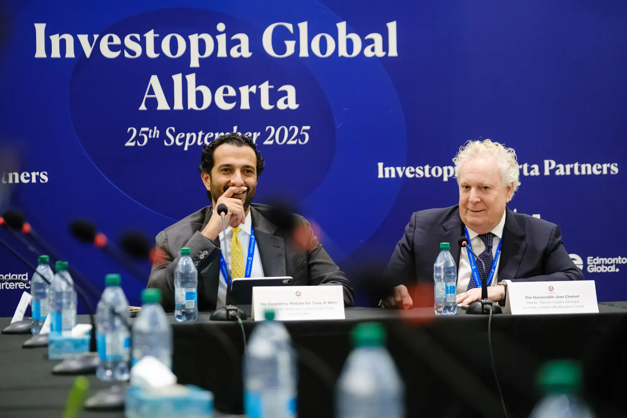 Corporate event photography Calgary - Investopia Global Alberta business council panel