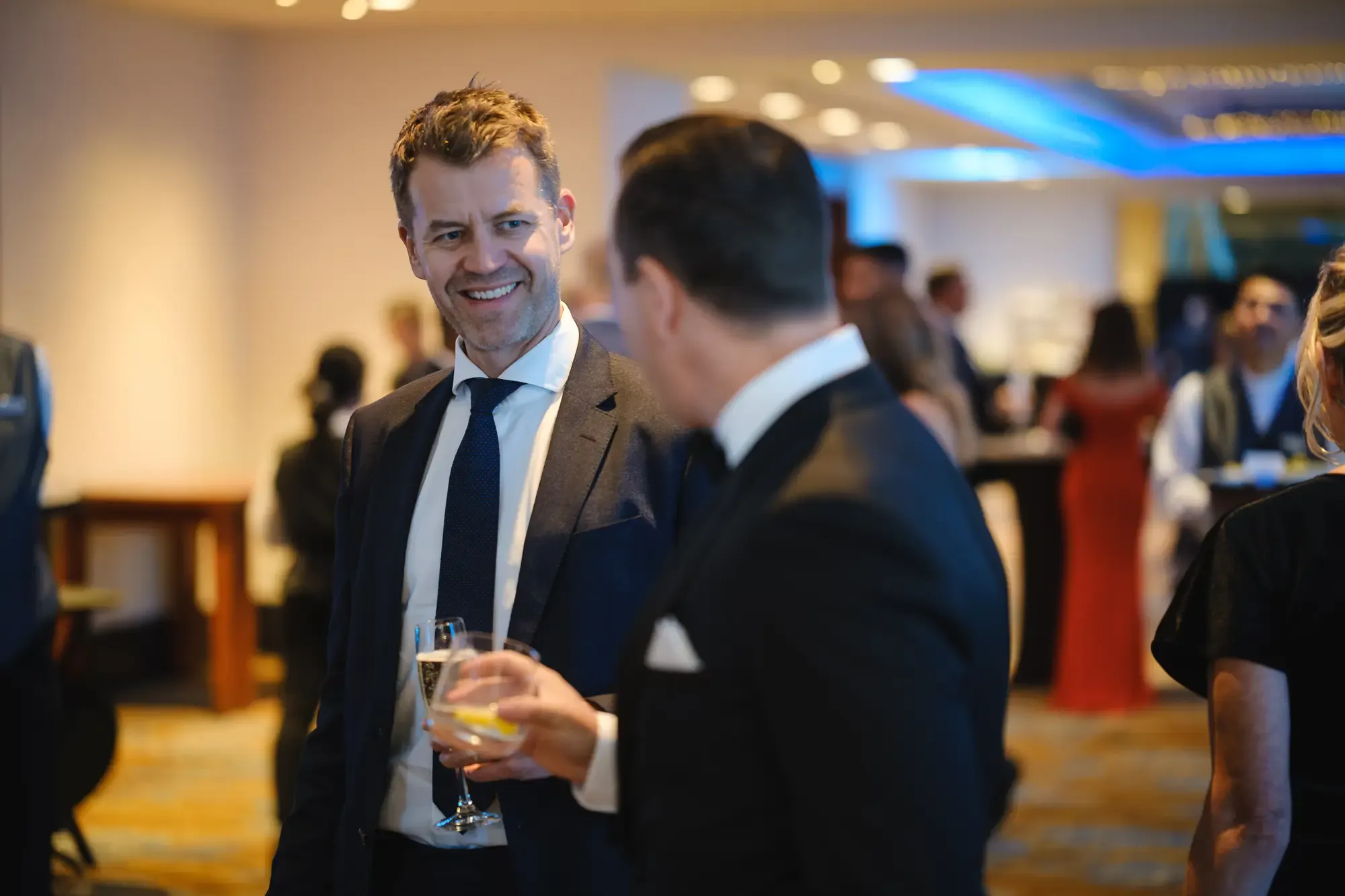 Calgary gala event photography - UNICEF Glow for Good Gala networking