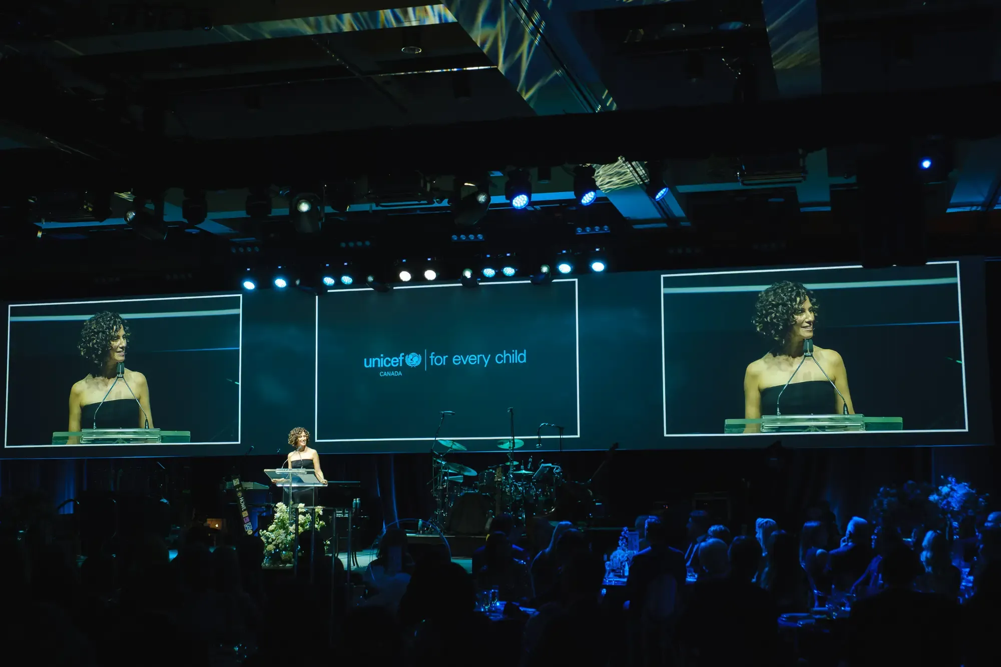 Calgary gala event photography - UNICEF Glow for Good Gala main stage